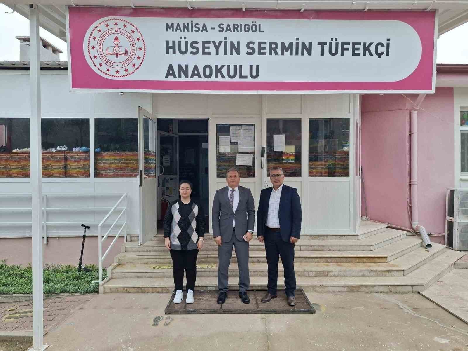 Sarıgöl’de okul öncesi eğitime yakın takip