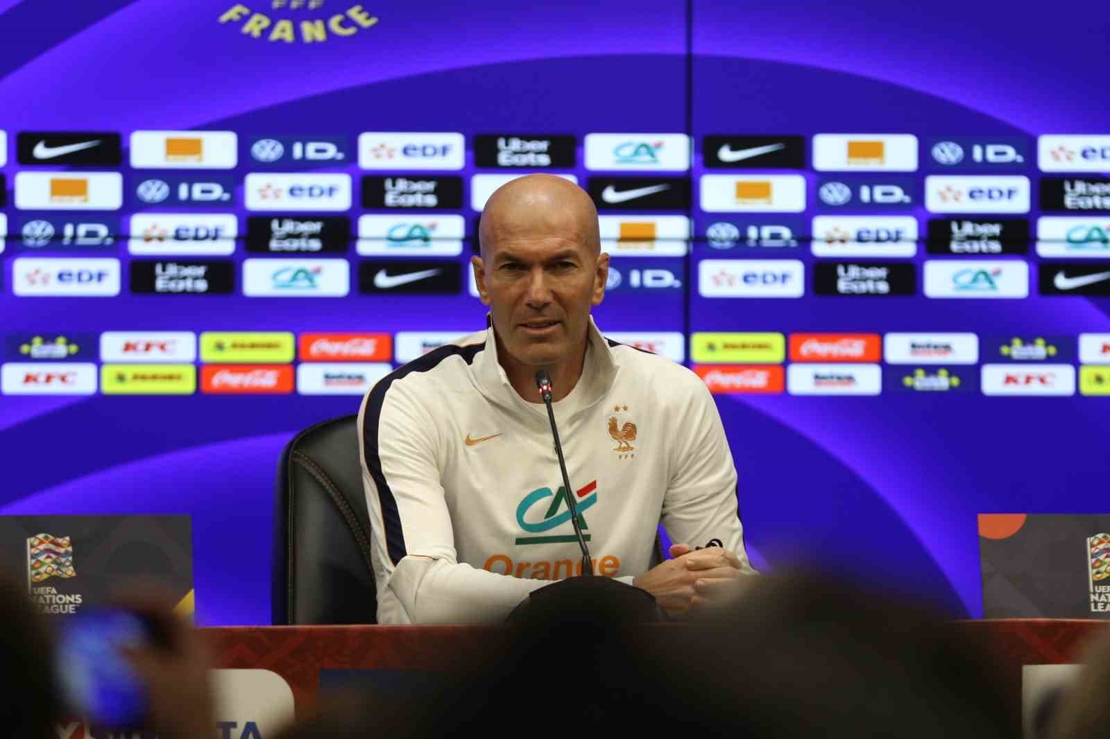 Zidane: Yarın Herkes Fransa Takımını Görecek, 'Zidane Oyunu Yok'