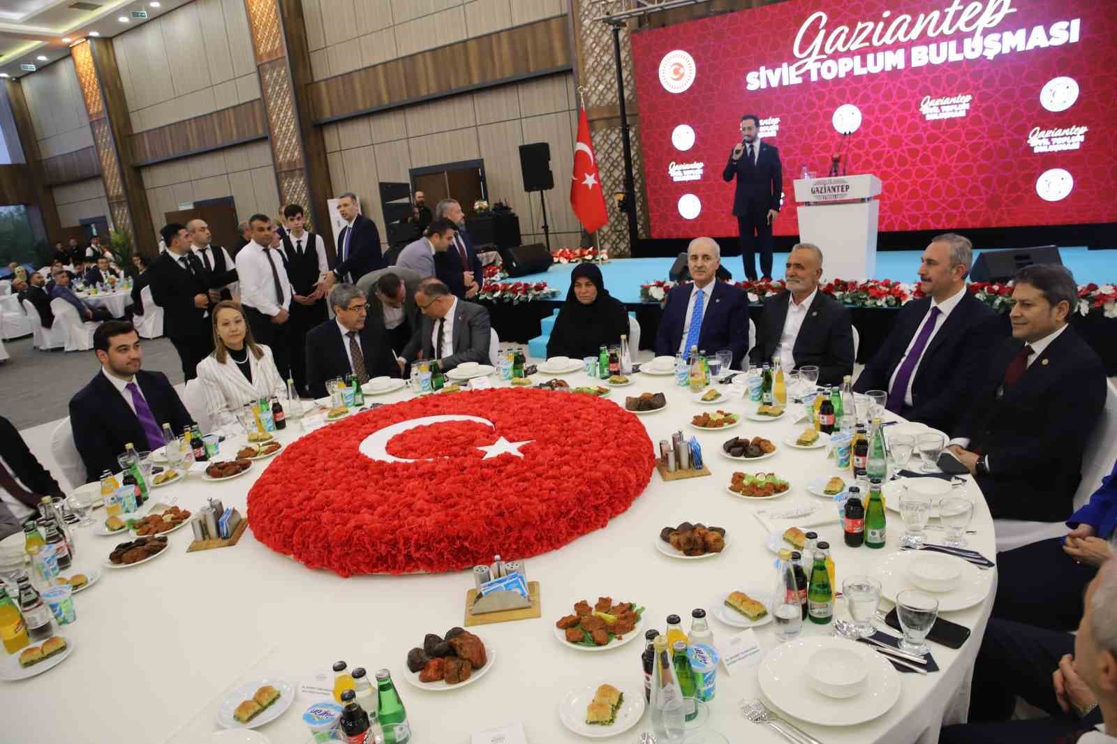 TBMM Başkanı Numan Kurtulmuş, Gaziantep'te Sivil Toplum Buluşmalarına Katıldı