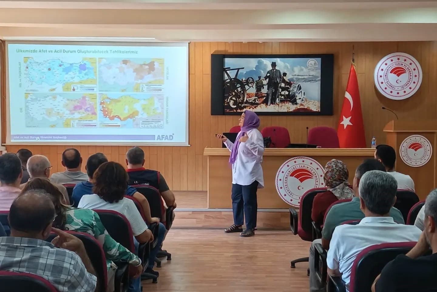 Aydın Kamu Personeline Afet ve Yangın Eğitimi Verildi