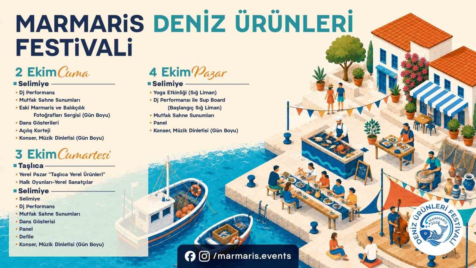 Marmaris'te İkinci Deniz Ürünleri Festivali İçin Hazırlıklar Tamamlandı, Geri Sayım Başladı