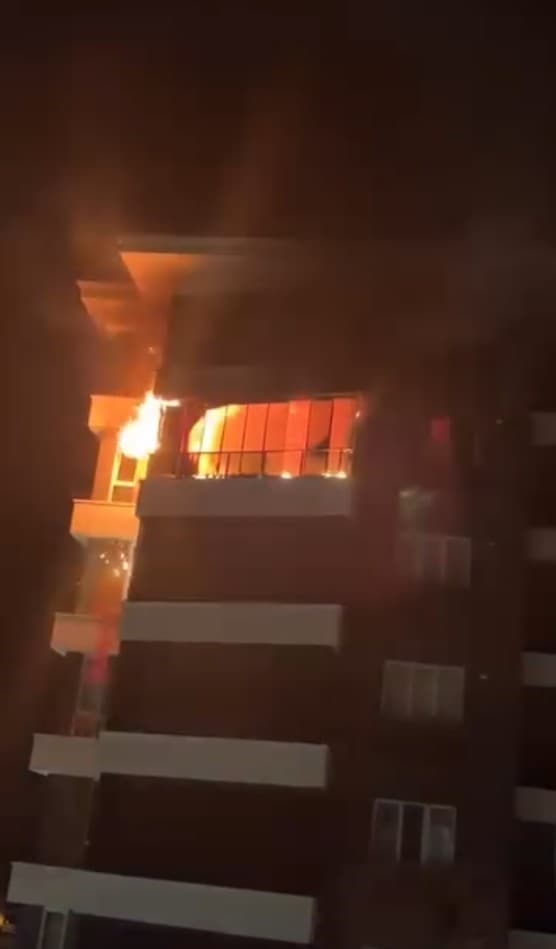 Aksaray'da Yangın Nedeniyle Bina Tahliye Edildi