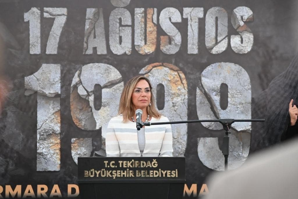 Tekirdağ'da 17 Ağustos Marmara Depremi Anma Etkinliği Düzenlendi