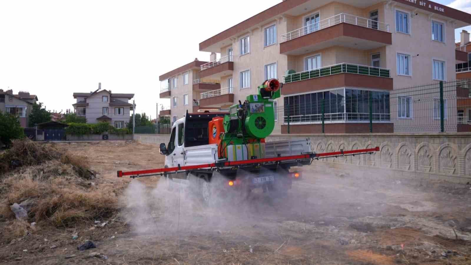 Karatay'da Haşere Mücadelesinde Hava Araçları Kullanımı Artırıldı