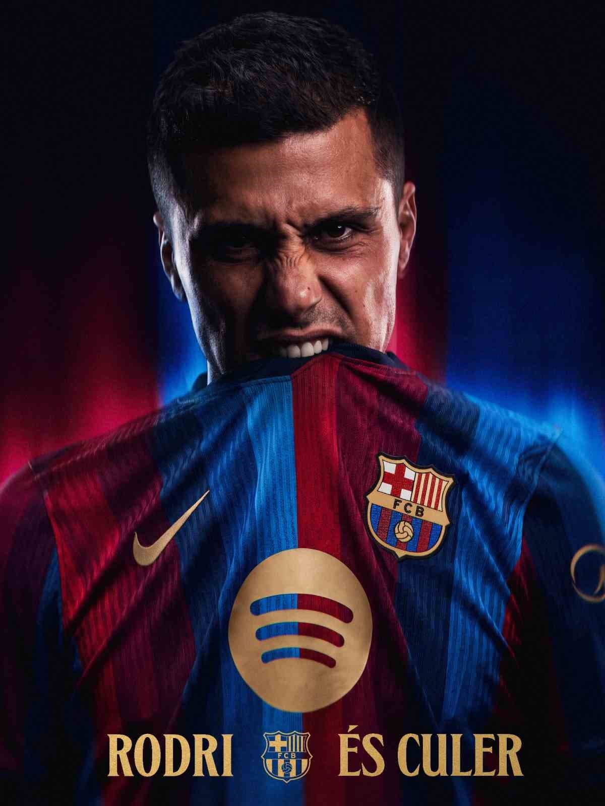 Barcelona, Rodri'yi 2030'a Kadar Kadrosuna Aldı