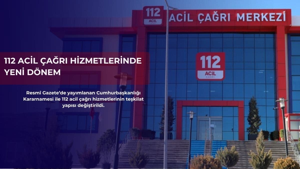 112 Acil çağrı hizmetlerinde yeni dönem