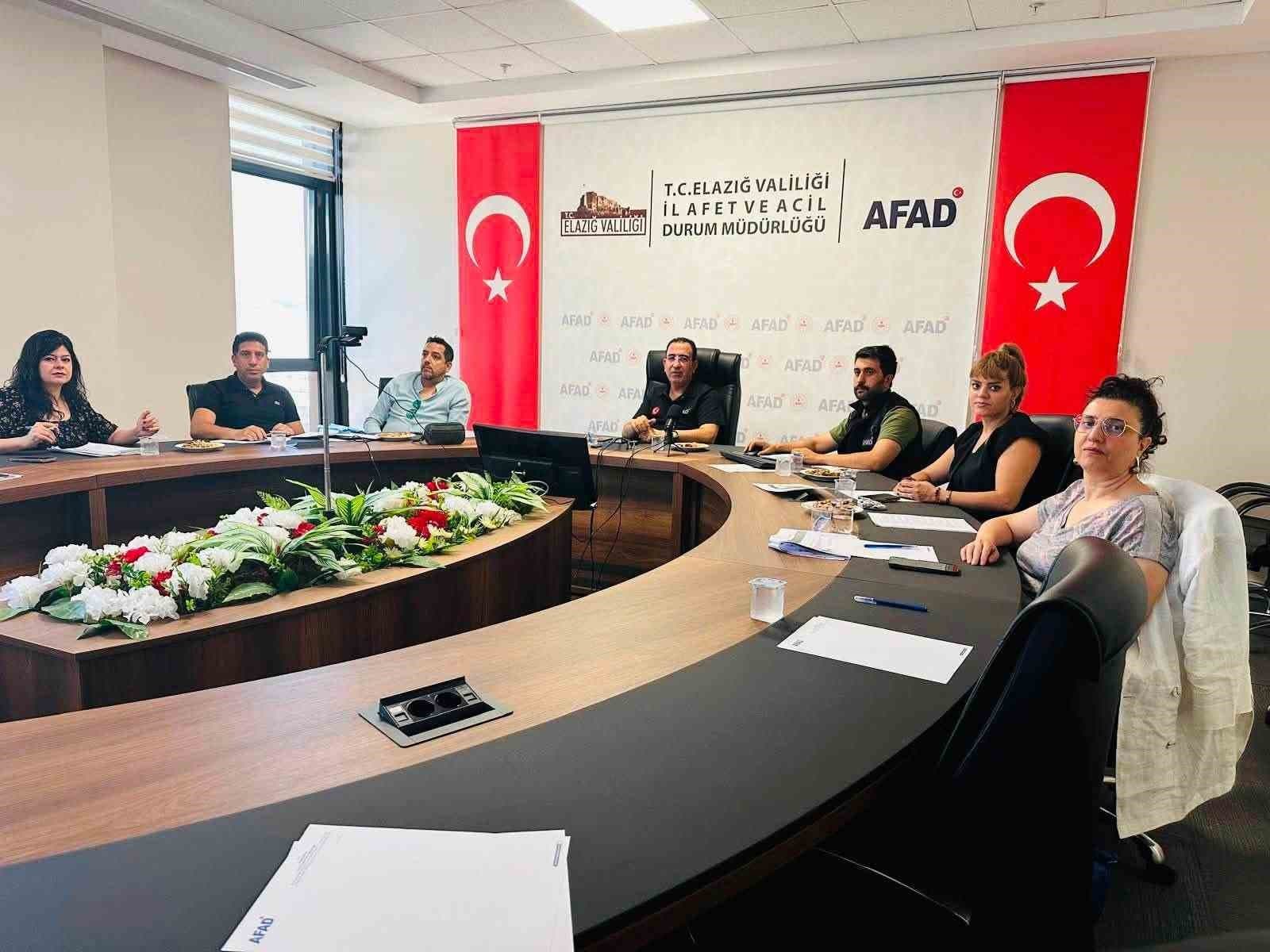 Elazığ'da Afet Risklerini Azaltma Çalışmaları Masaya Yatırıldı