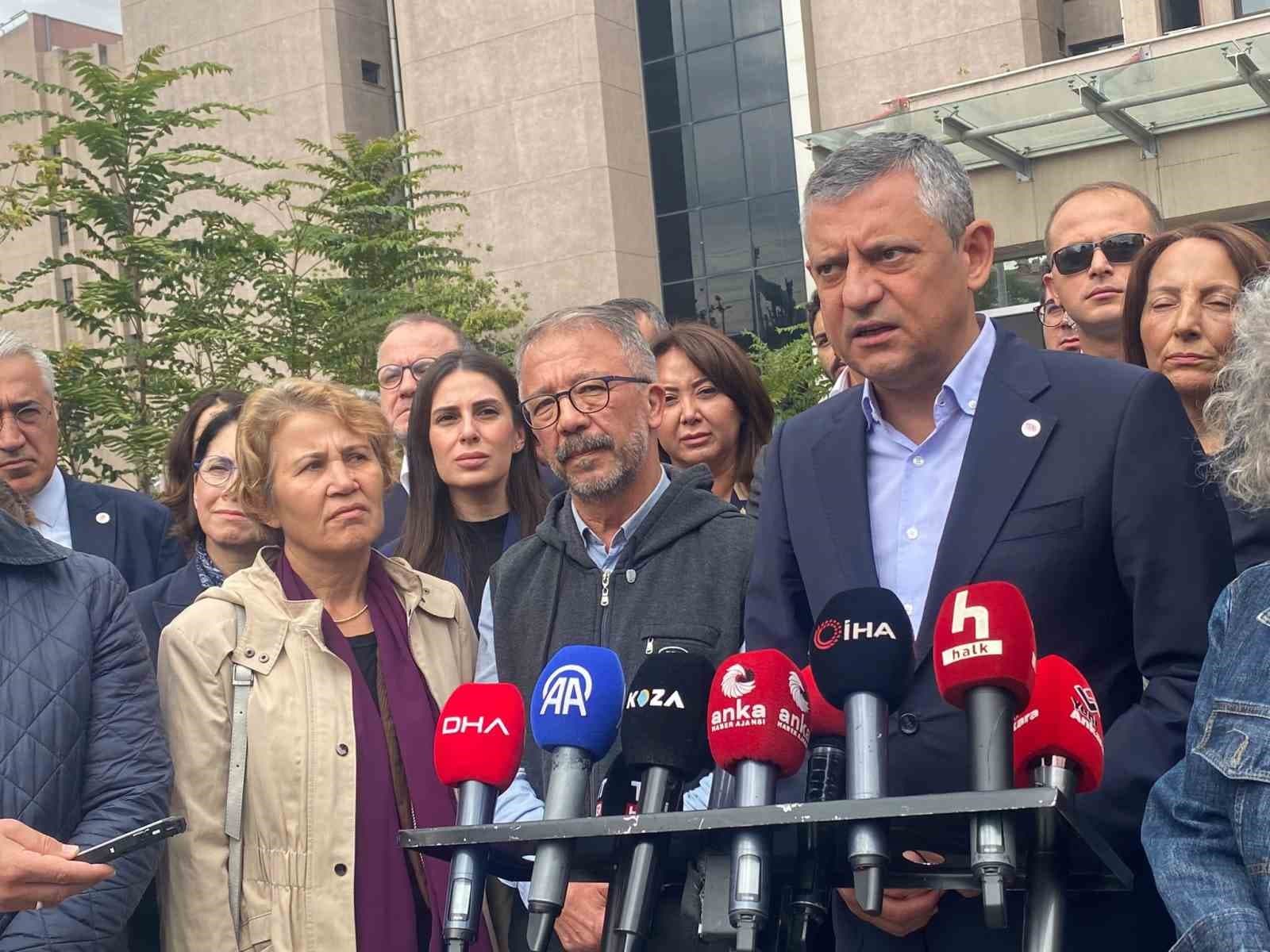 Yeni Parti Genel Başkanı Özgür Özel, 10 Ekim Terör Saldırısı Davası İçin Adliyede