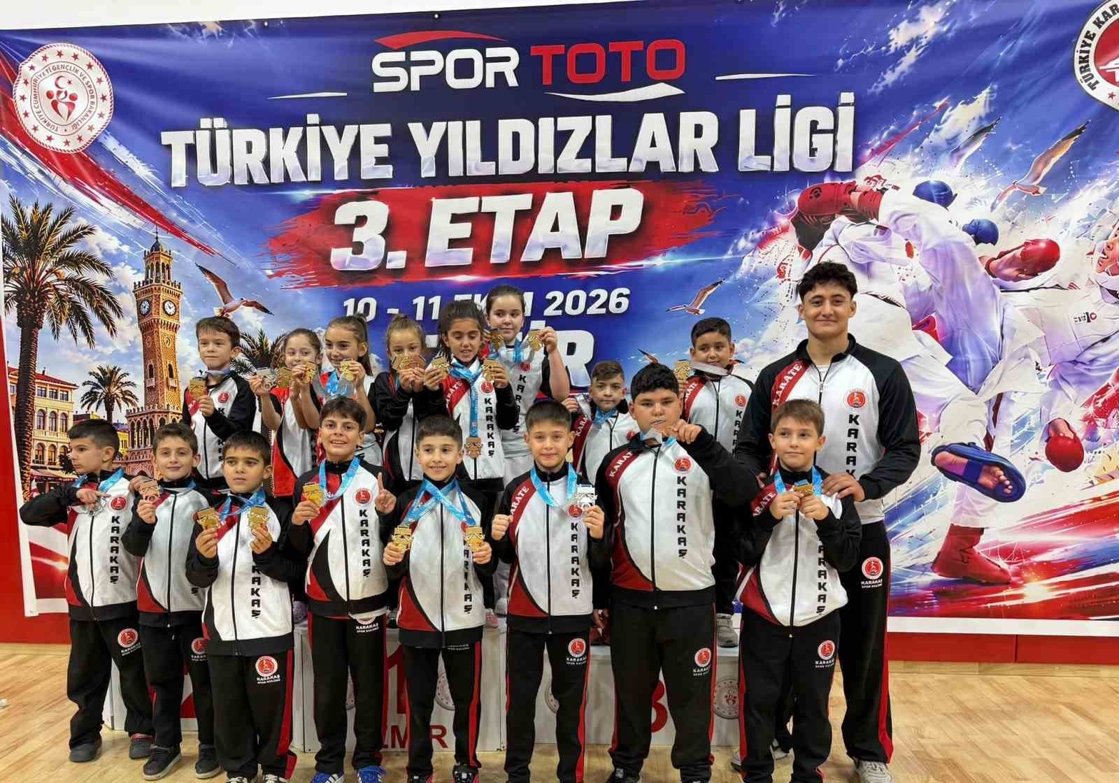 Karate Müsabakalarında Karakaş Spor Kulübü 43 Madalya Kazandı