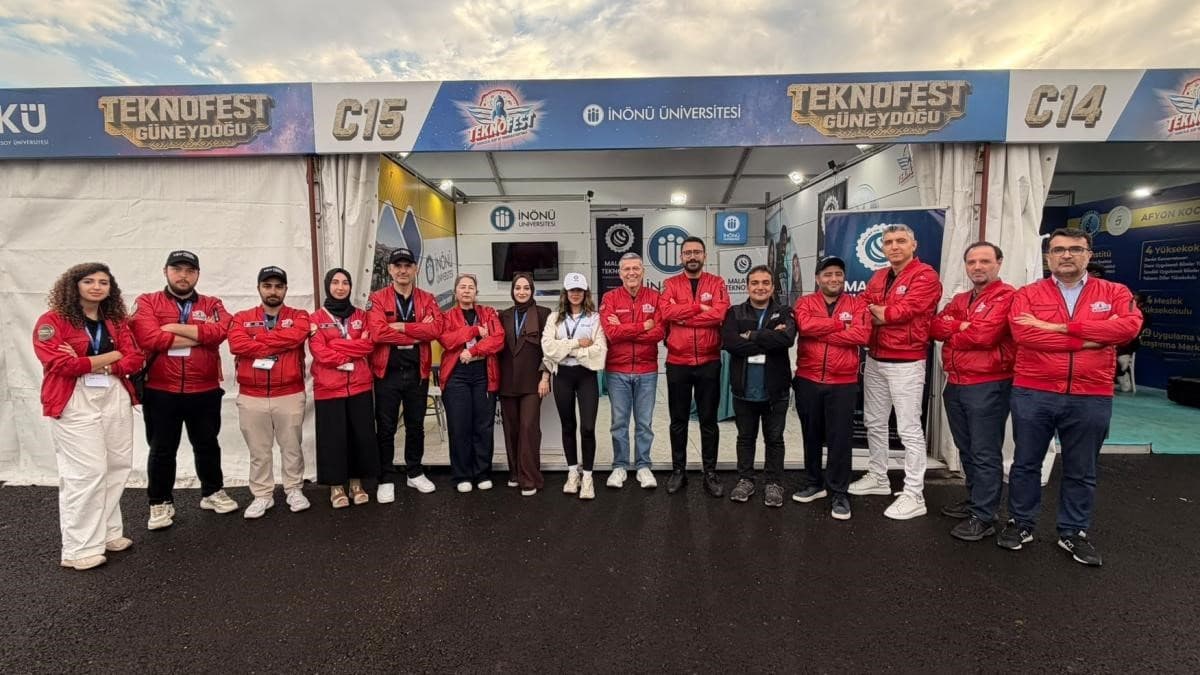 TEKNOFEST Güneydoğu'da İnönü Üniversitesi Standı Ziyaretçi Çekiyor