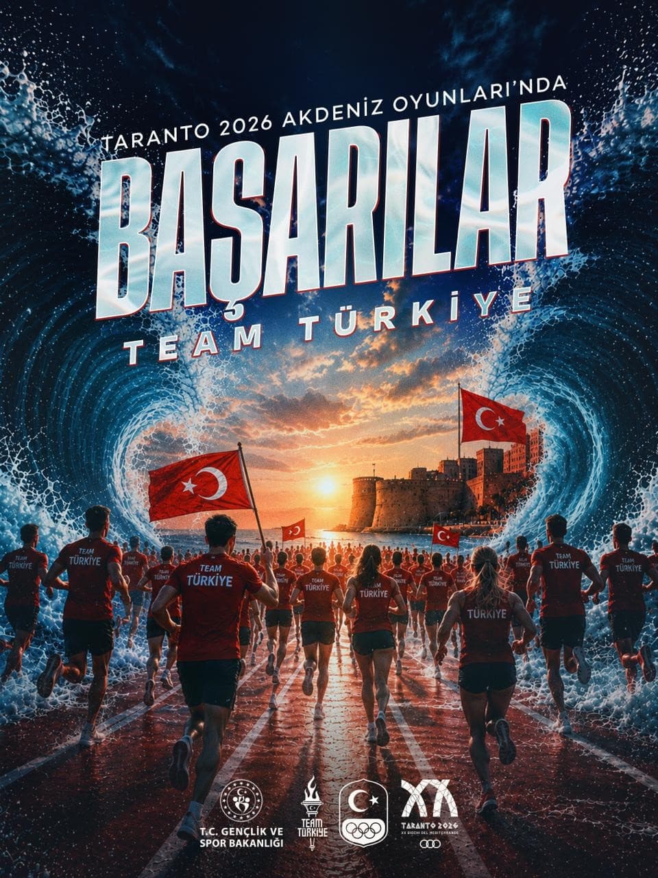 Bakan Bak, Akdeniz Oyunları'nda Yarışacak Milli Takıma Destek Verdi