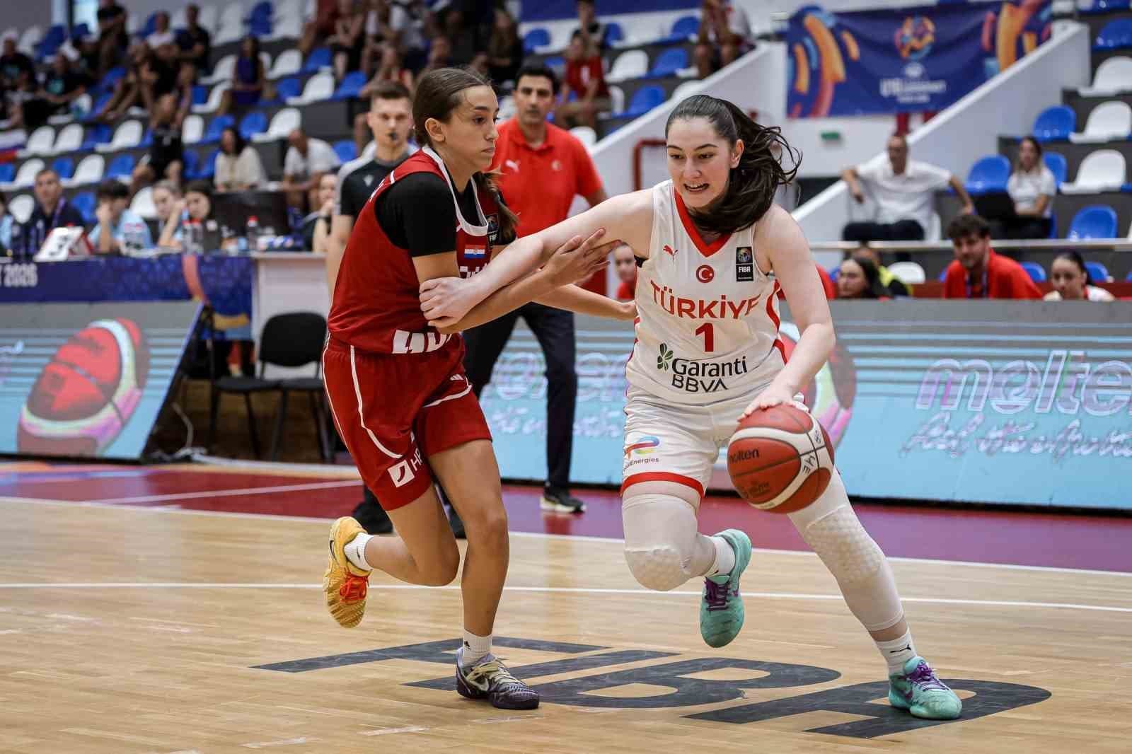 16 Yaş Altı Kız Milli Takımı Çeyrek Finaline Ulaştı
