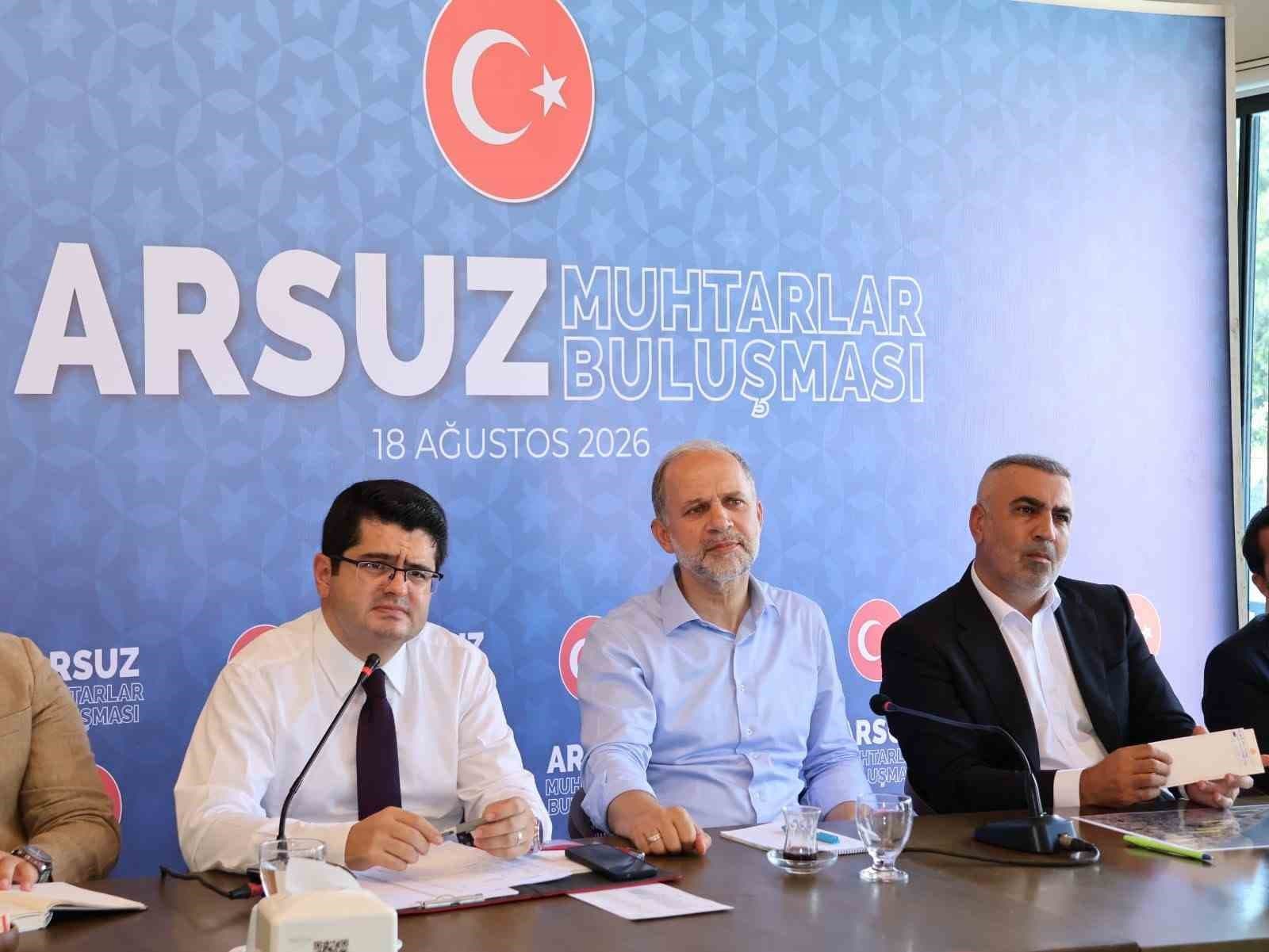 Arsuz'da Muhtarlar Buluşması: Mahalle İhtiyaçları ve Sorunları Tartışıldı