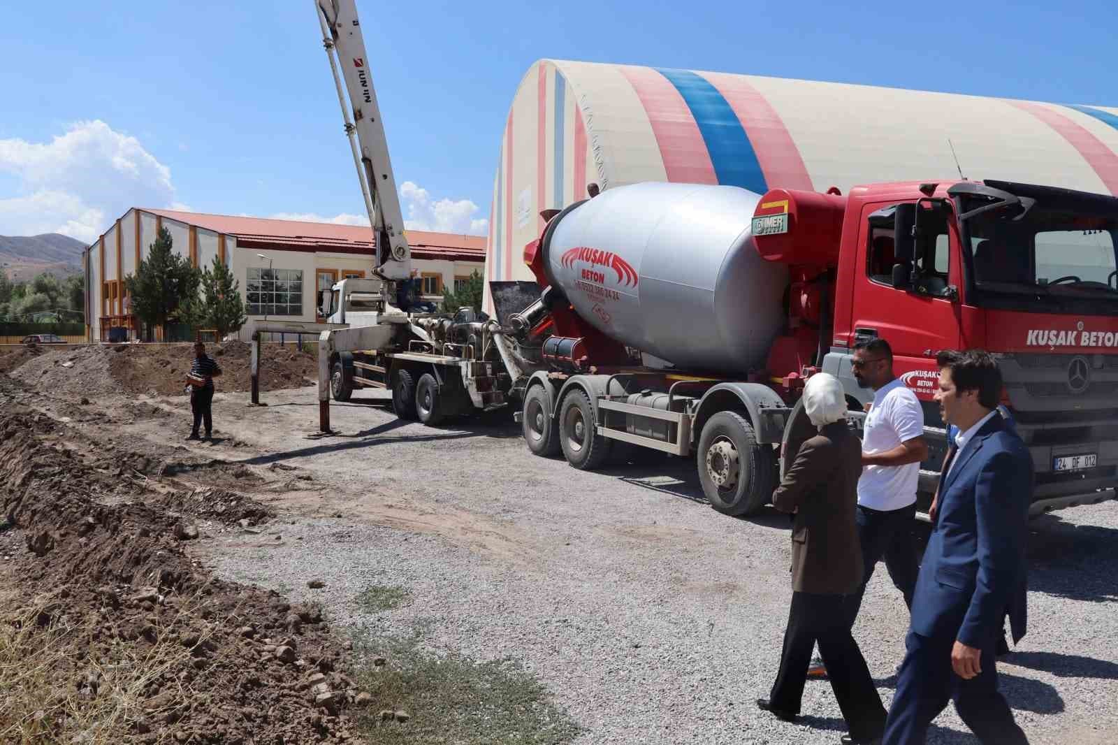 Tercan'da Planlanan Kreş Binasının Temeli Atıldı