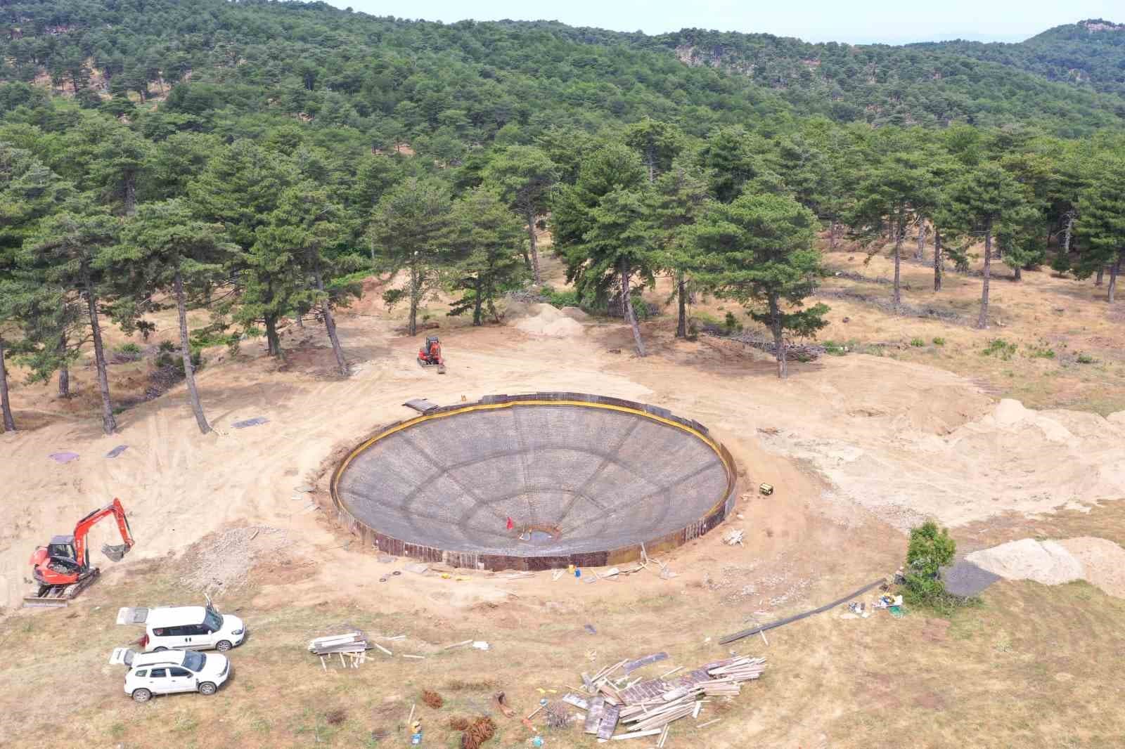 Madra Dağları'nda Yeni Helikopter Yangın Söndürme Havuzu Faaliyete Geçti