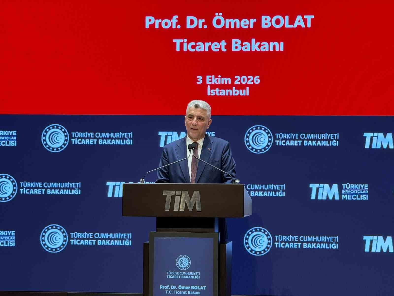 Bakan Bolat: Eylül Ayında İhracat Rekoru Kırıldı, Yıllık Bazda %15,4 Artışla 26 Milyar Dolar İhracat Başarısı