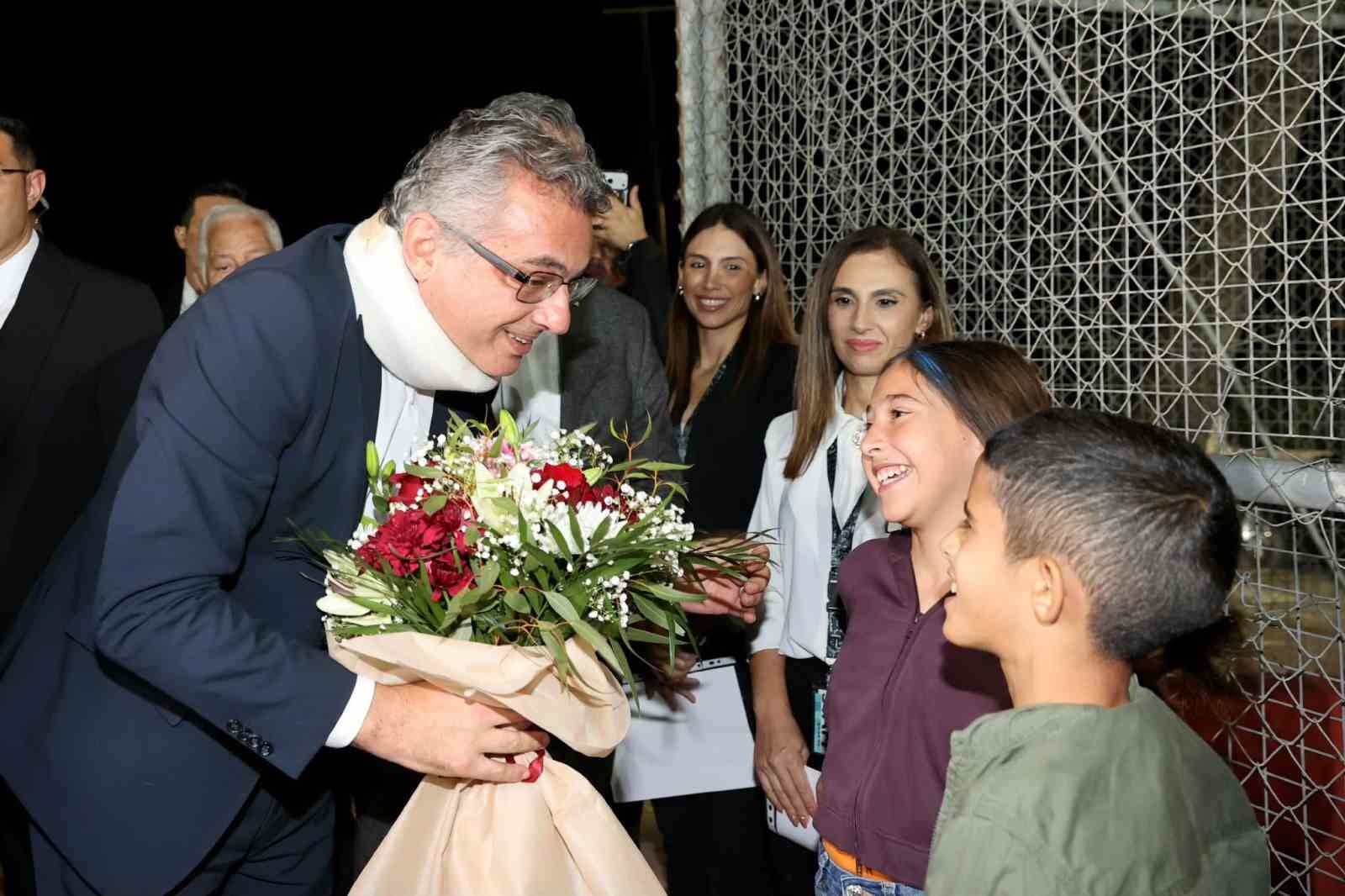 KKTC Cumhurbaşkanı Erhürman ile Rum lider Hristodulidis, Barış Festivali’nde bir araya geldi