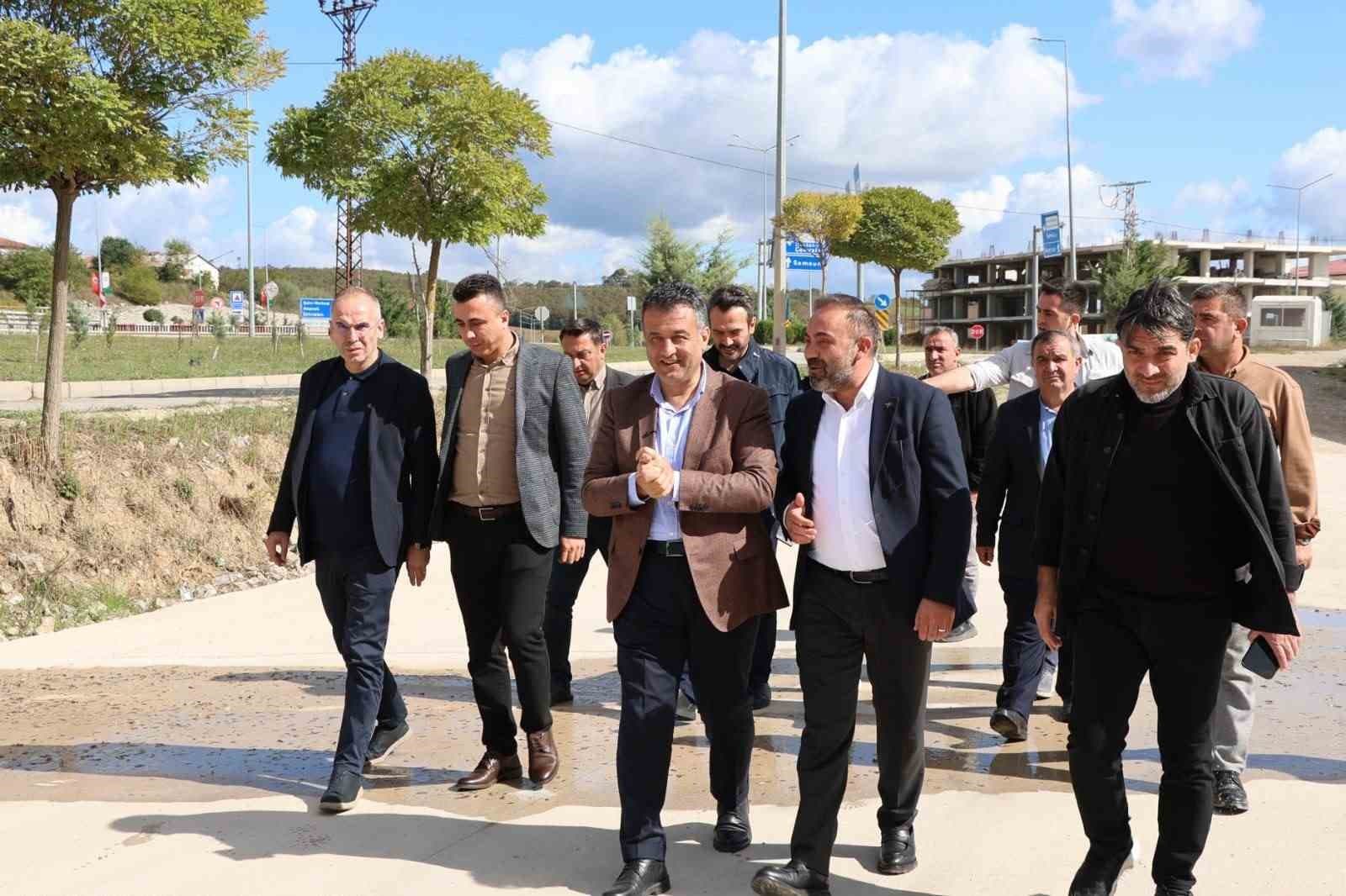 Başkan Doğan, Kavak'taki Tamamlanan Altyapı Çalışmalarını Yerinde İnceledi