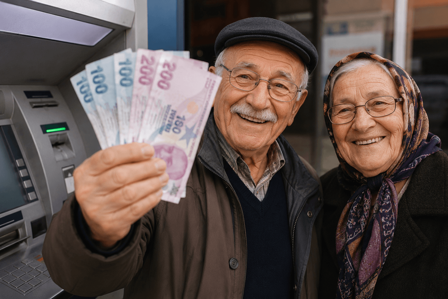 EMEKLİLERİN ZAMLI MAAŞLARI HESAPLARA YATMAYA BAŞLADI