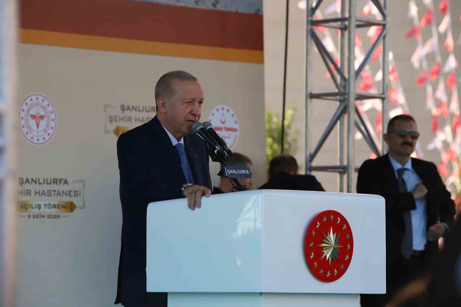 Erdoğan'dan Şanlıurfa Açılışında Mesaj: Terörsüz Türkiye Hedefimizle Kimse Aramıza Gelemez