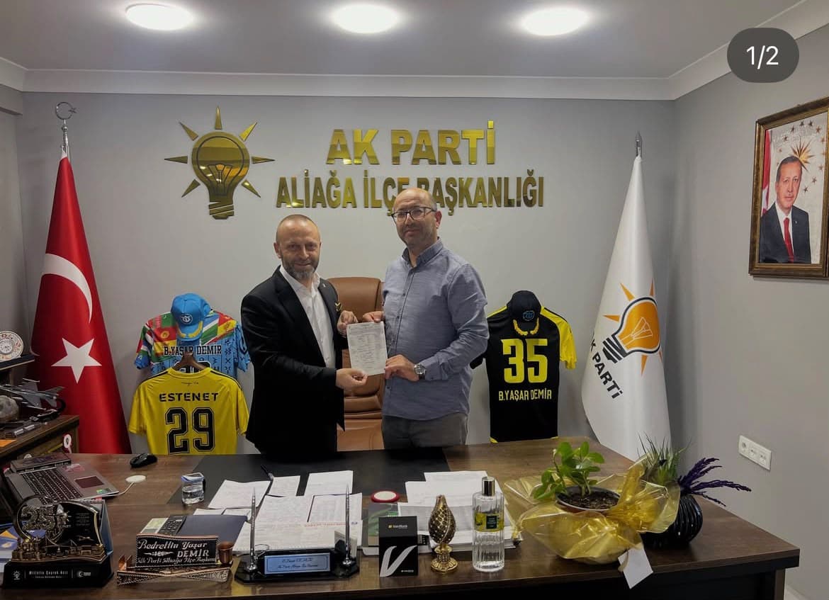 CHP Aliağa İlçe Başkan Yardımcısı Hakan Mayda AK Parti’ye katıldı