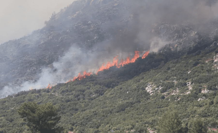 ANTALYA KAŞ'TAKİ ORMAN YANGINI 2. GÜNÜNDE
