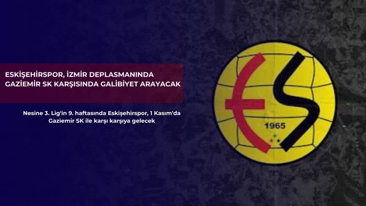Eskişehirspor, İzmir deplasmanında Gaziemir SK karşısında galibiyet arayacak