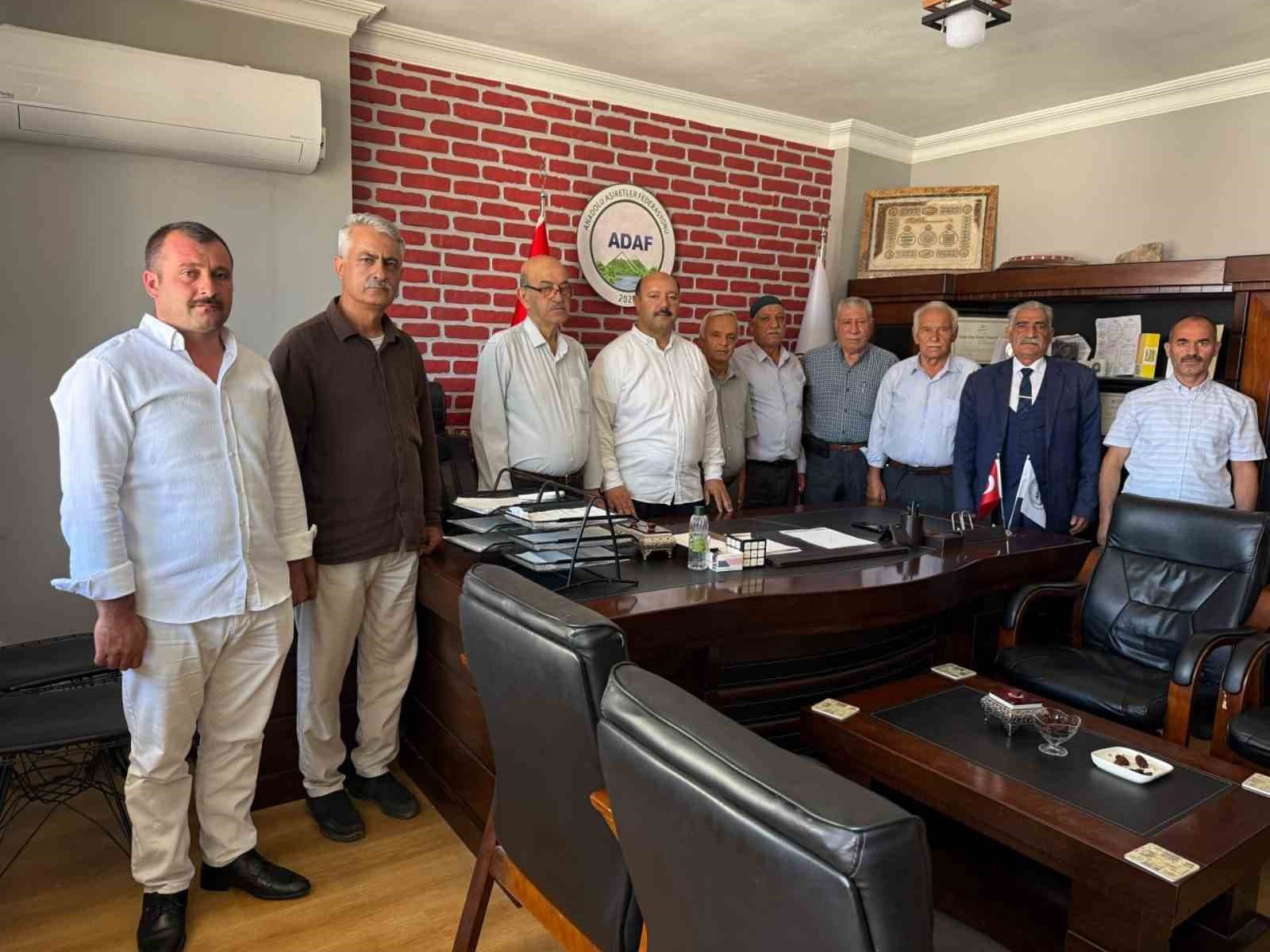 Anadolu Aşiretler Federasyonu, Terörden Arınma Sürecine Tam Destek Verdiğini Açıkladı