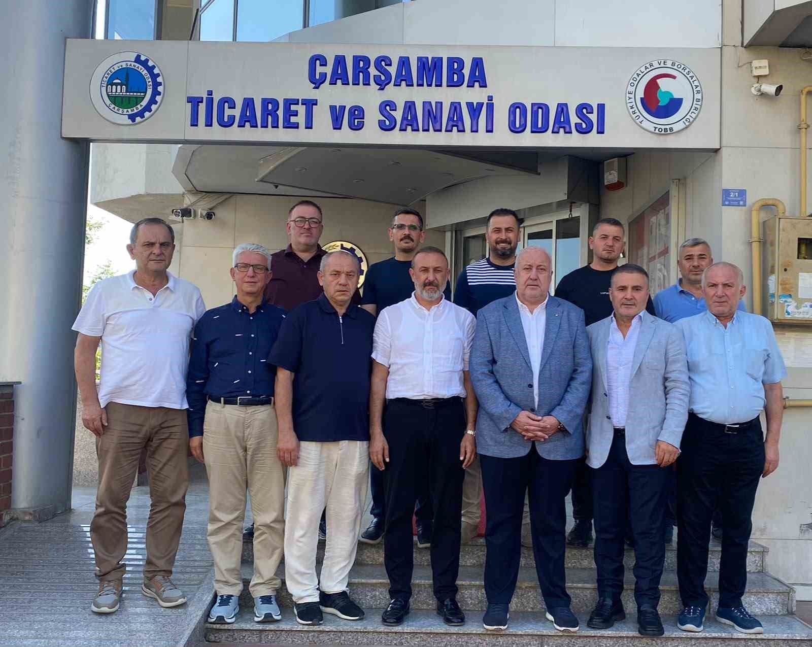 Çarşamba Ticaret Borsası ve Ticaret Odası Yöneticileri Stratejik İş Birliği İçin Buluştu