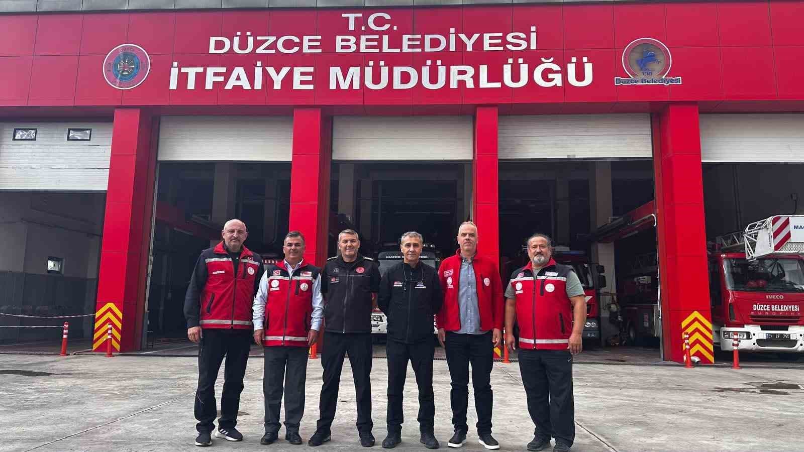 Düzce'de Afetlere Hazırlıkta Kurumlar İş Birliği Yapıyor