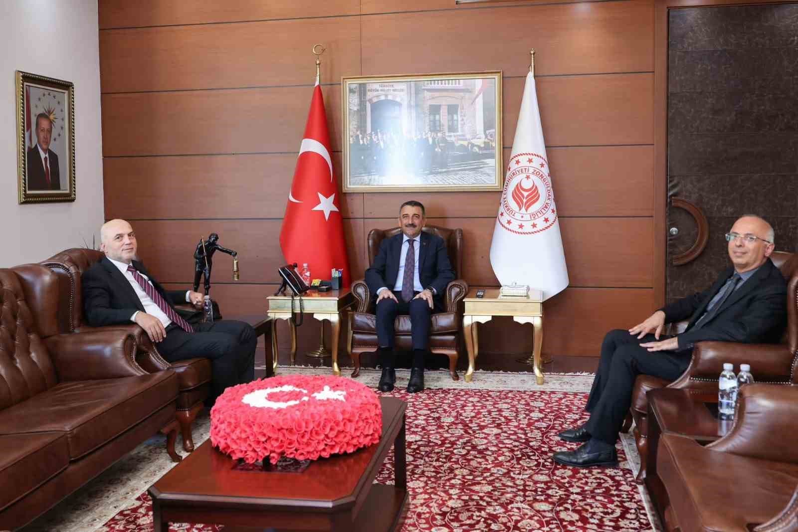 BEÜN Rektörü Ulusoy, Zonguldak Valisi Hacıbektaşoğlu'nu Ziyaret Etti