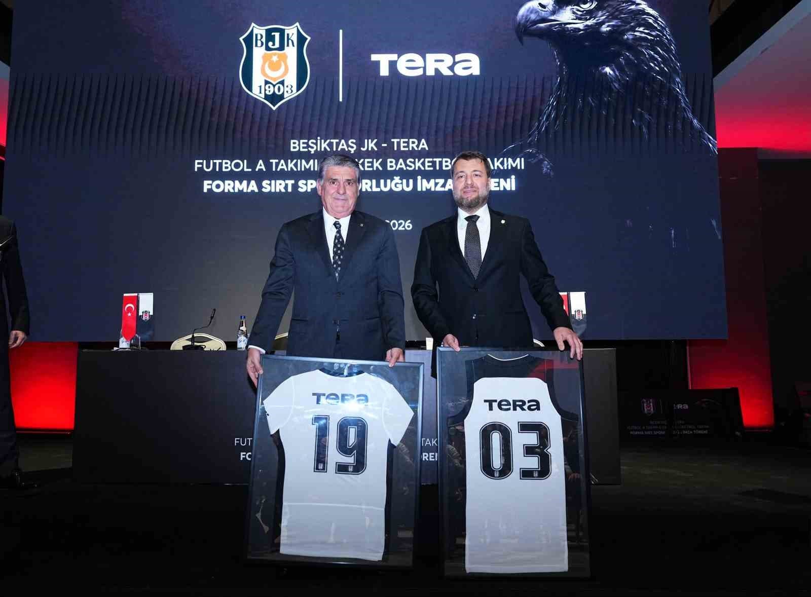 Tera Holding, Beşiktaş Futbol ve Basketbol Takımlarına Forma Sponsoru Oldu