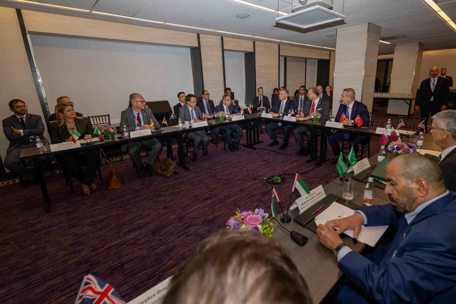 Bakan Fidan, ABD'de Libya Konulu Uluslararası Toplantıya Katıldı
