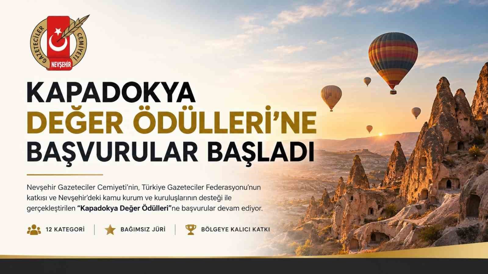 Kapadokya Değer Ödülleri İçin Başvurular Açıldı