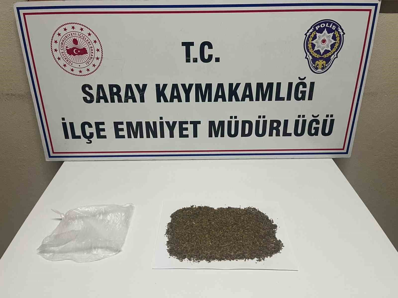 Tekirdağ Saray'da Narkotik Operasyonu: İki Olayda Toplam 32,5 Gram Bonzai Ele Geçirildi