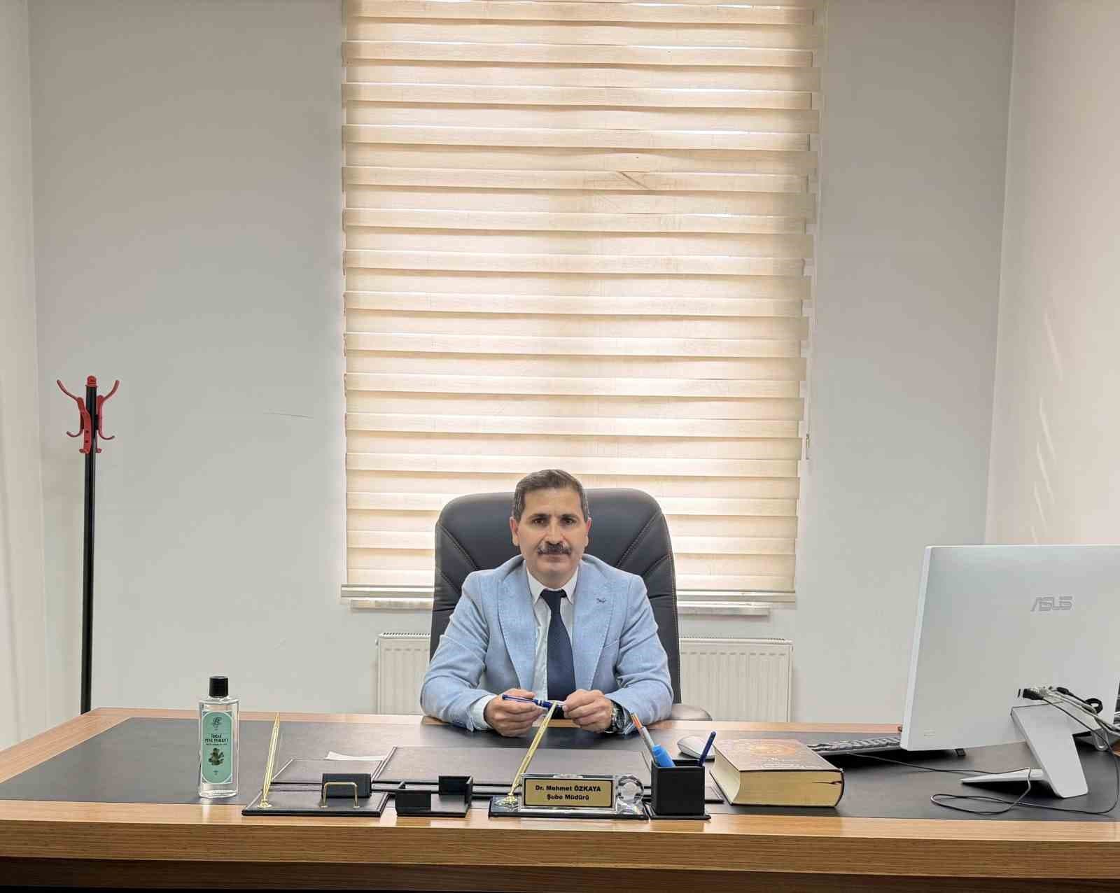 Dr. Mehmet Özkaya, Patnos İlçe Milli Eğitim Şube Müdürlüğü Görevine Atandı