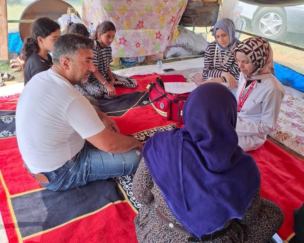 Düzce'de Mevsimlik İşçilere Yönelik Sağlık Kontrolleri Sürdürülüyor