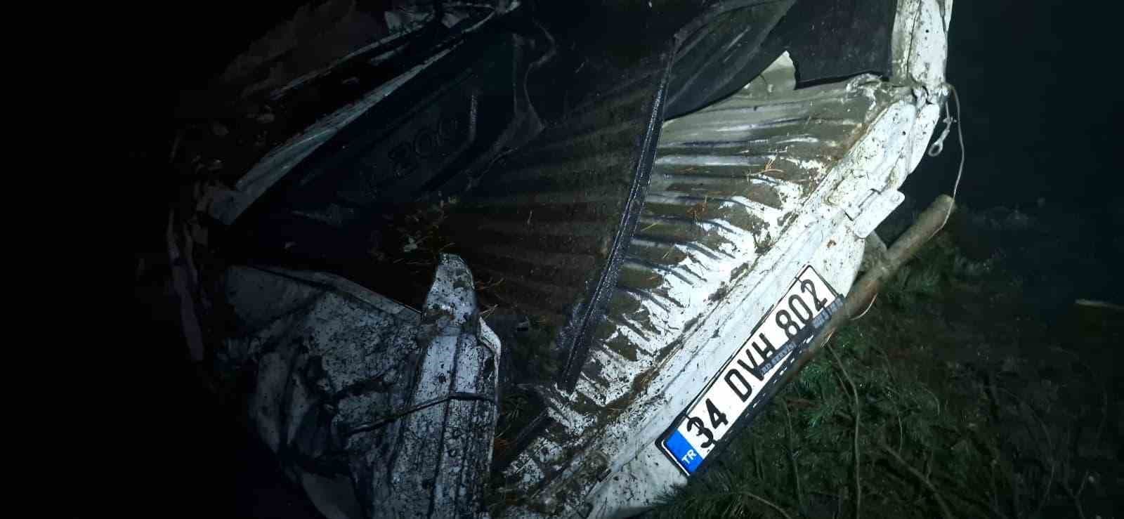 Artvin'de Korkutan Kaza: Yolculuk Sırasında Araç Uçuruma Yuvarlandı, Baba Hayatını Kaybetti