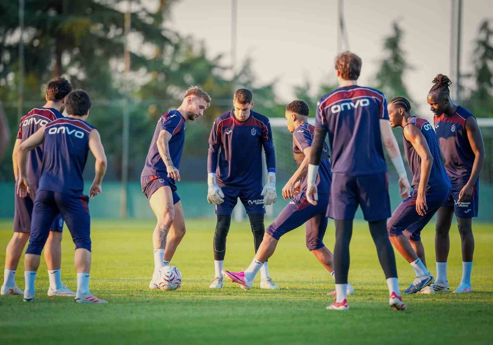 Trabzonspor, Ferencvaros karşılaşması için hazırlıklarını bitirdi