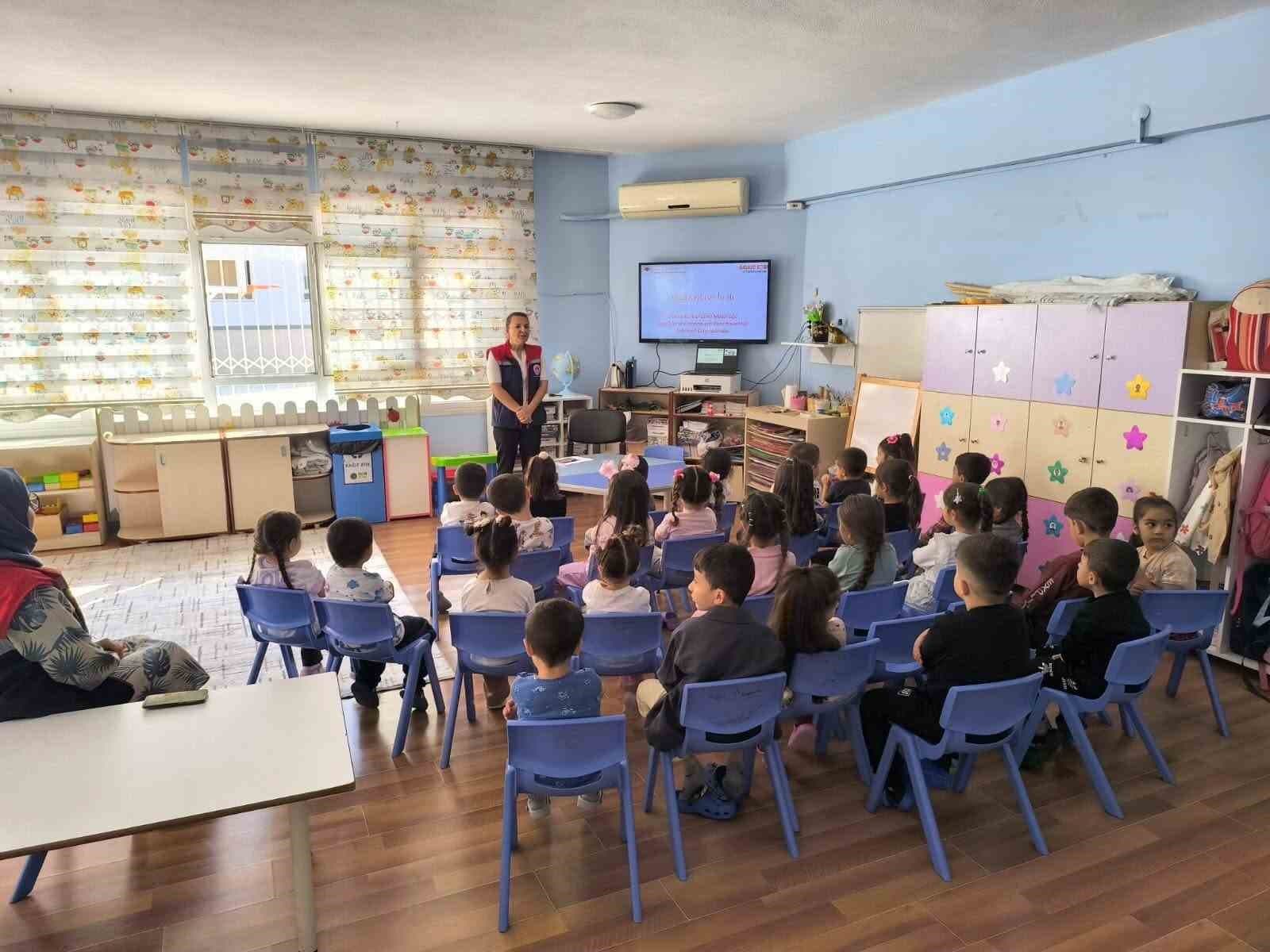 Köşk Anaokulu Öğrencilerine Gıda İsrafı Eğitimi Verildi