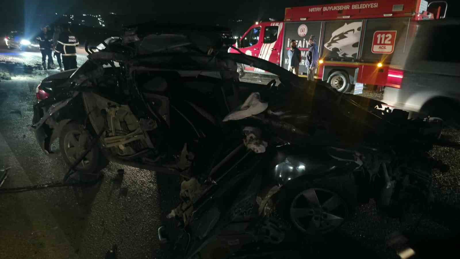 Hassa’da trafik kazası: 3 yaralı