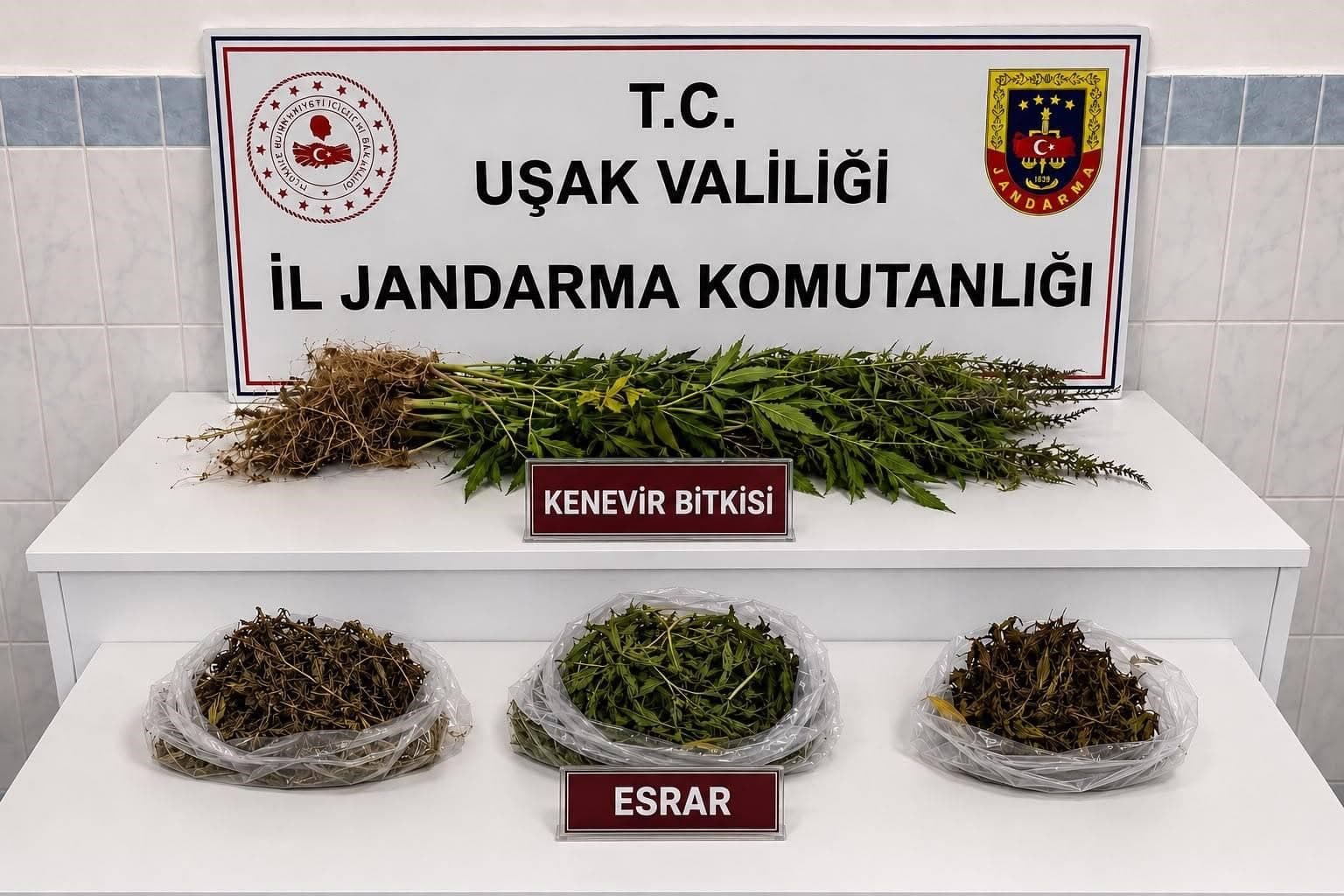 Uşak'ta Kaçakçılık Operasyonu: Çok Sayıda Madde Ele Geçirildi