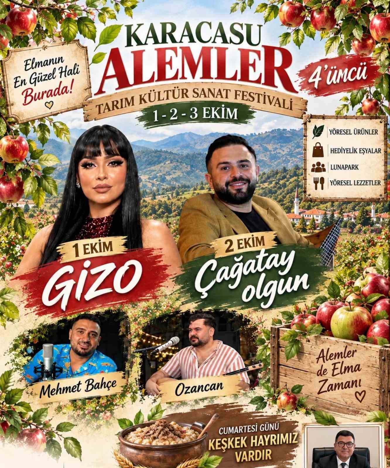 Karacasu'da Elma Festivali için hazırlıklar sürüyor