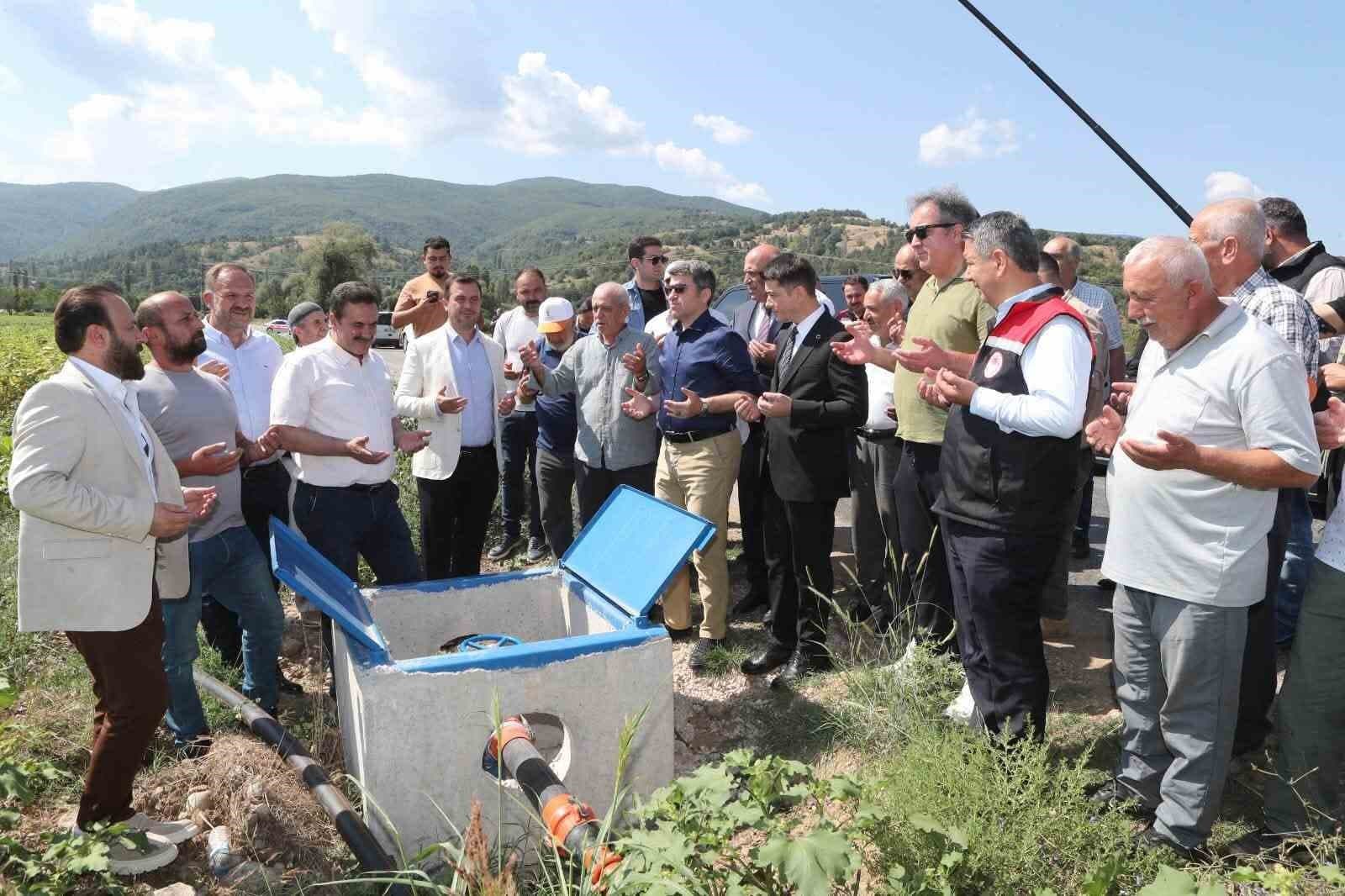 Esençay'da 305 Hektar Tarım Alanına Yönelik Basınçlı Sulama Tesisi Devreye Girdi
