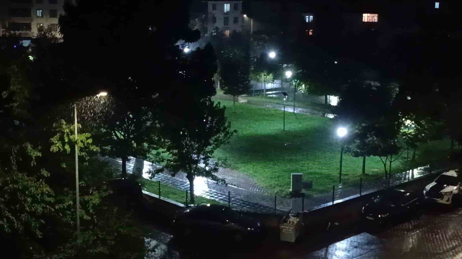 Bingöl'de Sağanak Yağış Gece Yarısına Kadar Sürüyor