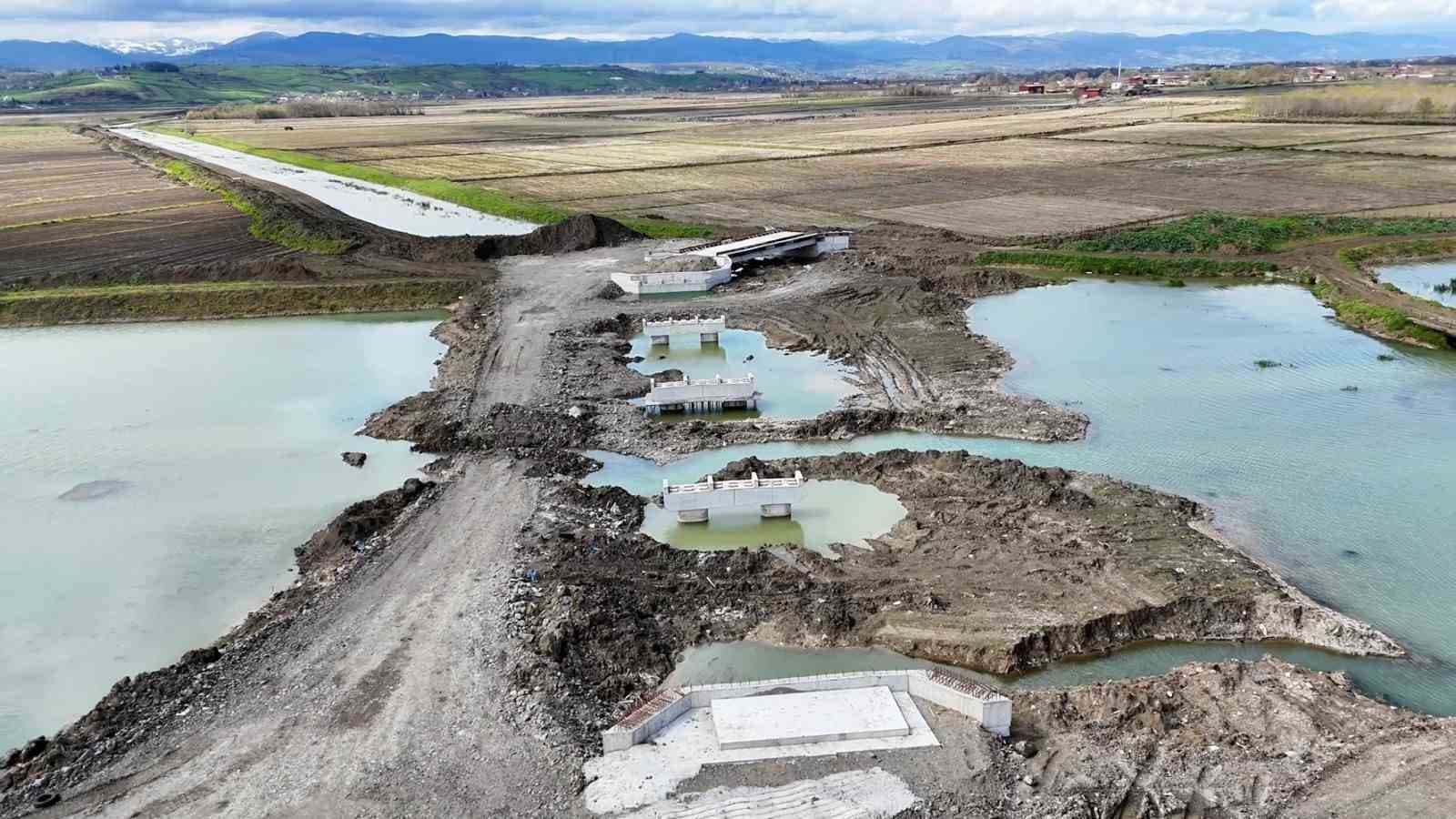 Bafra Ovası'nda 3 Milyar TL Değerindeki Sulama Projesi Devam Ediyor