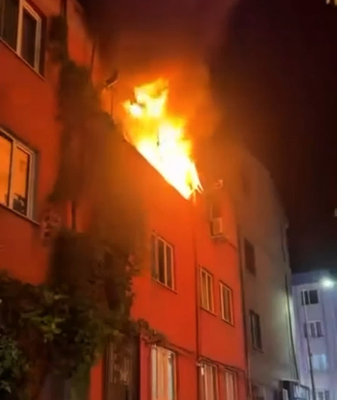 Bursa'da Sigara Unutuldu, Yangın Çıktı