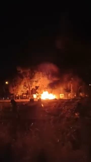 Tekirdağ'da Karavan Gece Yarısı Büyük Yangına Uğradı