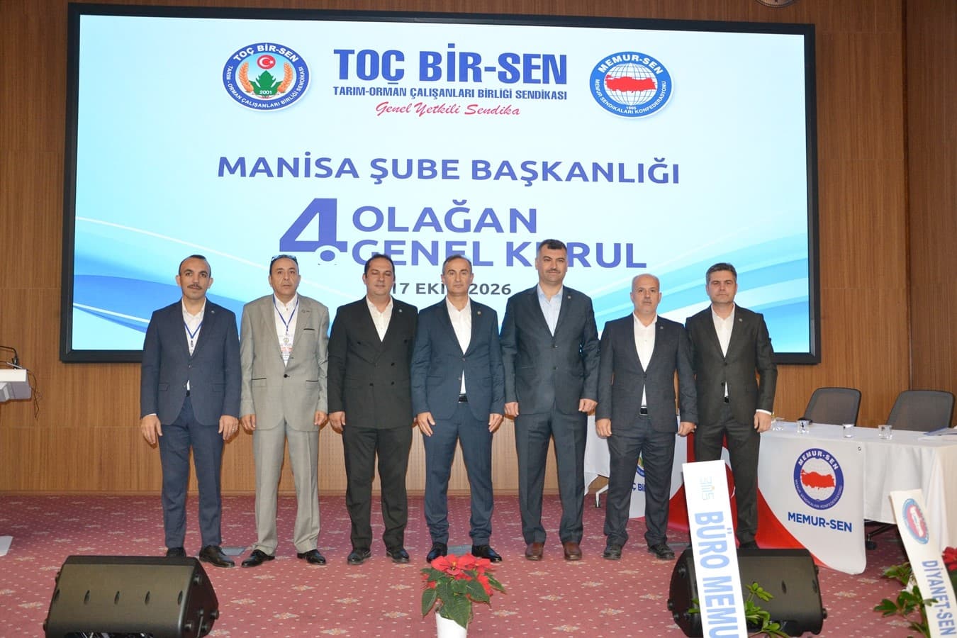 TOÇ Bir-Sen Manisa’da Uğur Bayil güven tazeledi
