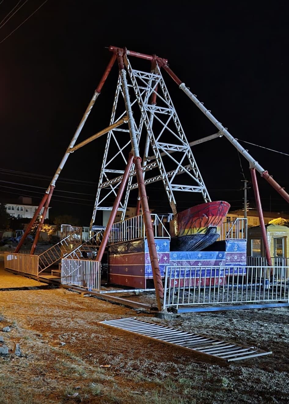 Kırşehir Çiçekdağı Lunaparkında İş Kazası: Gondoldan Düşen İşçi Yaralandı